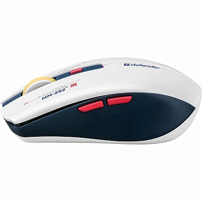 Мышь Defender Dila MM-282, White-Blue, (52282)