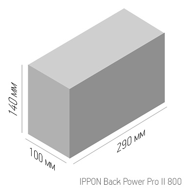 Источник бесперебойного питания Ippon Back Power Pro II 800 (BACK POWER PRO II 800)