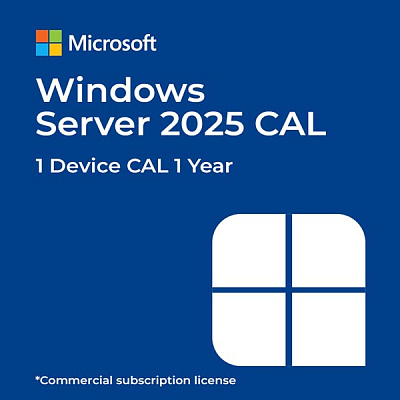 Операционная система Windows Server 2025 CAL - 1 Device CAL - 1 year (DG7GMGF0PWHT-0003)