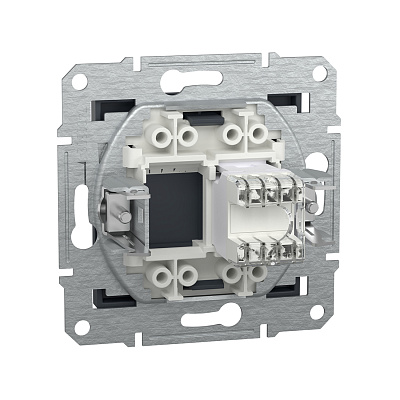 Розетка компьютерная SE EPH4300171 Asfora RJ45 кат. 5е механизм антрацит (EPH4300171)