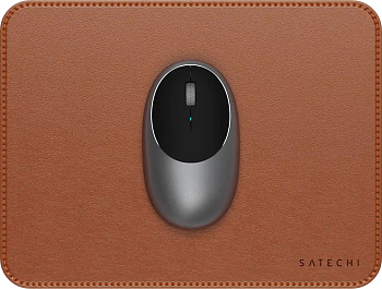 Коврик для мыши SATECHI Vegan-Leather Premium Mouse Pad, Brown (ST-LMPN)