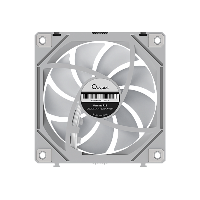Вентилятор для корпуса Ocypus Gamma F12 UNI WH ARGB REVERSE BLADE (Gamma-F12-WH1AM01U-GL)