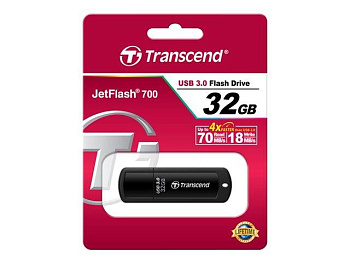USB Флеш 32GB 3.0 Transcend TS32GJF700 черный (TS32GJF700)