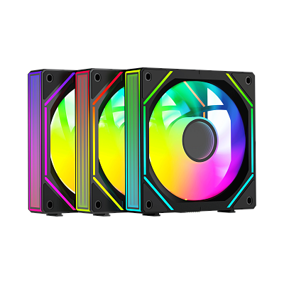Вентилятор для корпуса Ocypus Gamma F12 UNI BK ARGB 3-IN-1 (Gamma-F12-BK3AM00U-GL)