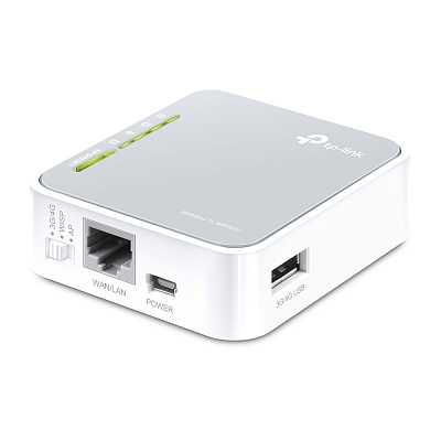 Маршрутизатор беспроводной портативный Tp-Link TL-MR3020  (TL-MR3020(EU))