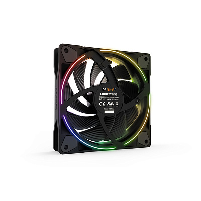 Вентилятор для компьютерного корпуса Bequiet! Light Wings 120mm PWM high-speed ARGB (BL073)