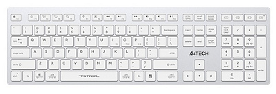 Клавиатура беспроводная A4tech Fstyler FBX50C White (FBX50C White)