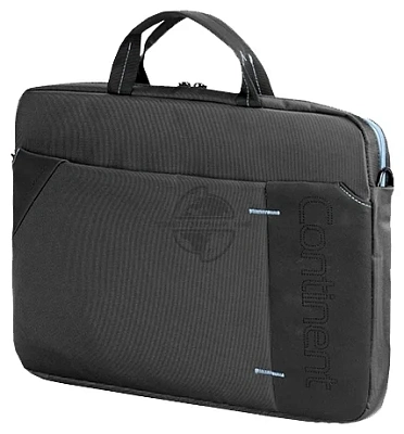 Сумка для ноутбука 15.6" Continent CC-205GB, Black-Blue, нейлон (CC-205 GB)