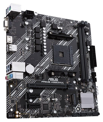 Материнская плата ASUS PRIME A520M-K AMD A520 AM4 2xDDR4 4xSATA3 RAID M.2 D-Sub HDMI mATX (PRIME A520M-K)