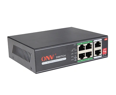 Коммутатор PoE  4-портовый (ONV-H1064PLD) (H1064PLD)