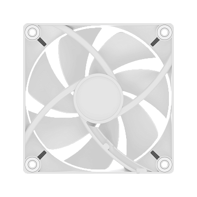 Вентилятор для корпуса Ocypus Delta F12 WH, Белый (Delta-F12-WH1NM00X-GL)