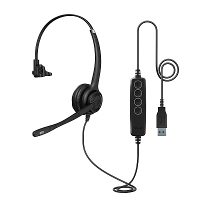 Гарнитура AXTEL Elite UC Stereo USB (AXH-EHDUCD)