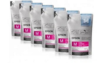 Набор картриджей Epson C13T773340 Magenta с пурпурными чернилами 6х1л  (C13T773340)