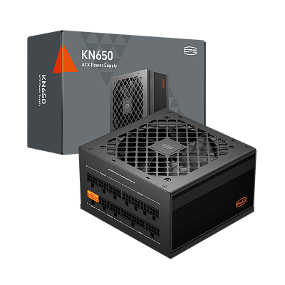 Блок питания PCCooler KN650, 650W, 80PLUS GOLD, Черный (P3-KN650-G1F)