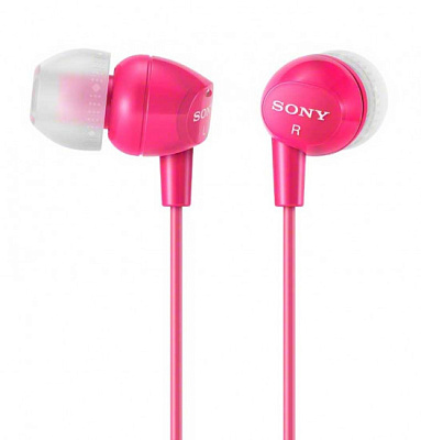 Наушники-вкладыши Sony MDREX15LPPI.AE  розовый (MDREX15LPPI.AE)
