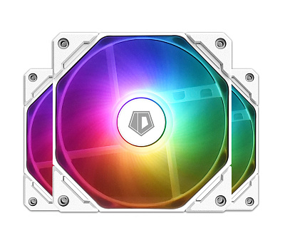 Вентилятор для корпуса ID-Cooling TF-12025-ARGB-TRIO SNOW (IDC TF-12025-ARGB-TRIO SNOW)