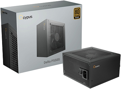 Блок питания Ocypus Delta P550S 550W Non modular, 80+Bronze, Черный (Delta-P550S-BDFBK025X-EU)