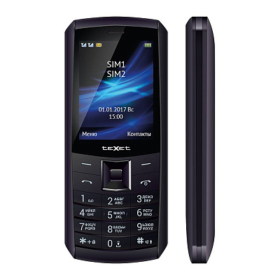 Мобильный телефон Texet TM-D328 цвет черный (126506)