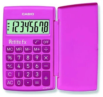 Калькулятор карманный CASIO LC-401LV-PK-W-A-EP (LC-401LV-PK-W-A-EP)