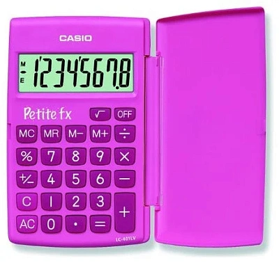 Калькулятор карманный CASIO LC-401LV-PK-W-A-EP (LC-401LV-PK-W-A-EP)