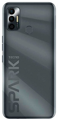 Смартфон Tecno Spark 7, 4/64GB, Magnet Black (KF6N/64GB/MAGNET BLACK)