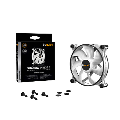 Вентилятор для компьютерного корпуса Bequiet! Shadow Wings 2 120mm White (BL088)