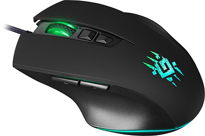 Мышь игровая Defender Wolverine GM-700L черная (52700)