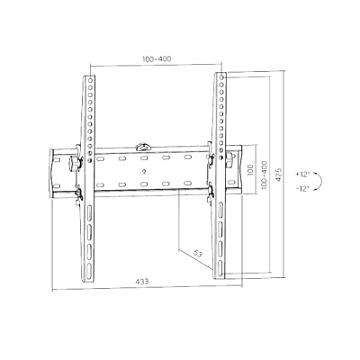 Кронштейн XG WA-3255T для ТВ и мониторов 32"-55" (WA-3255T)
