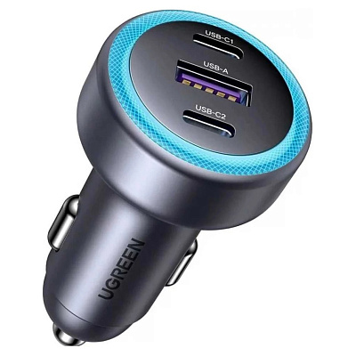 Автомобильное зарядное устройство QC3.0, EC307 (45843) UGREEN
