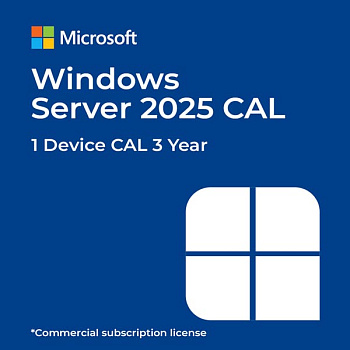 Операционная система Windows Server 2025 Remote Desktop Services - 1 User CAL 3 Year (DG7GMGF0PWHB-0003)