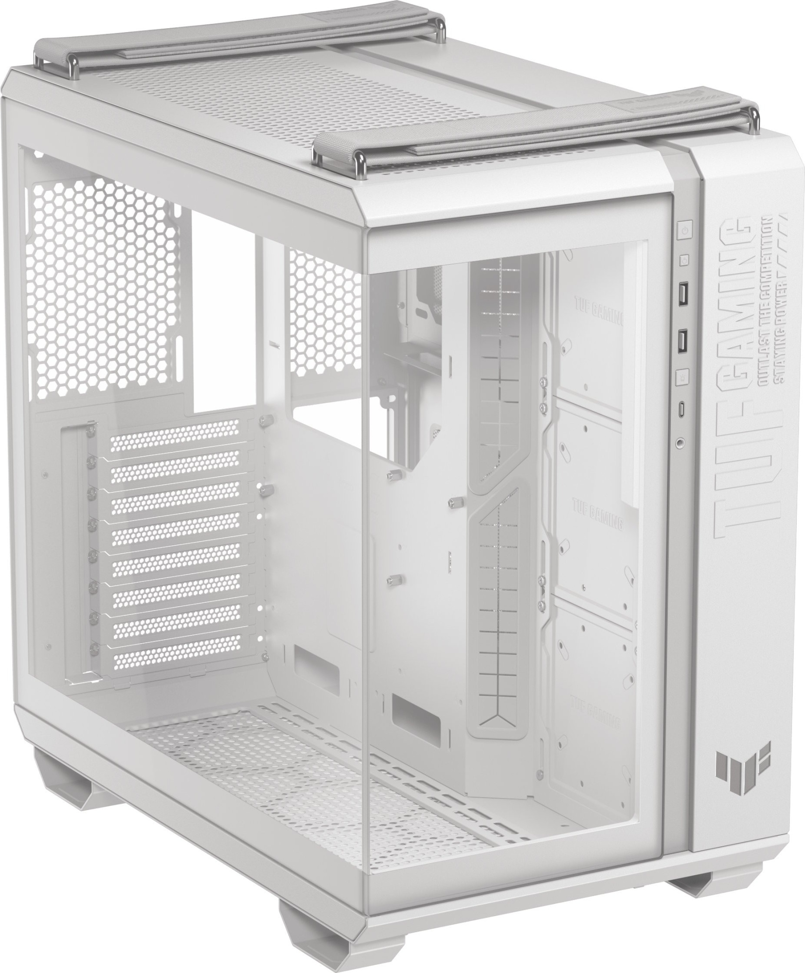 Корпус ASUS TUF GAMING GT502 HORIZON WHITE (TUF GAMING GT502 HORIZON TG ARGB WH)