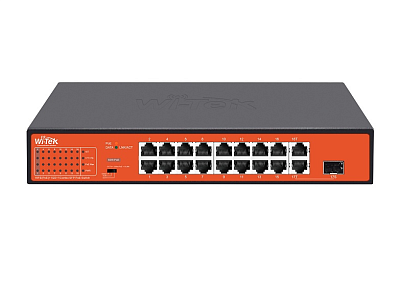 Коммутатор неуправляемый Wi-Tek WI-PS518G v4  (WI-PS518G v4)