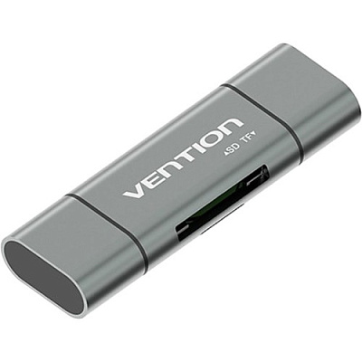 Картридер Vention USB 3.0 Алюминиевый корпус CCHH0 (CCHH0)
