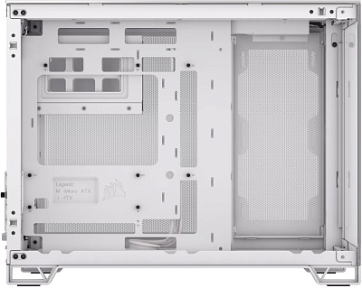 Корпус Corsair 2500X, White/Satin Gray Aluminum (CC-9011289-WW)