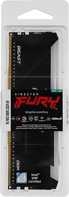 Оперативная память Kingston Fury Beast RGB DDR4 DIMM 8Gb 3200MHz (KF432C16BB2A/8WP)