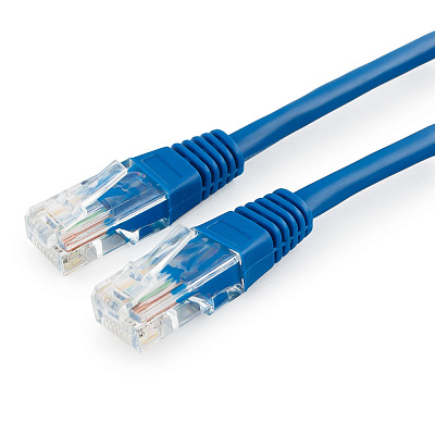 Патч-корд UTP Cablexpert, кат. 5e, 1.5м, синий (PP10-1.5M/B)