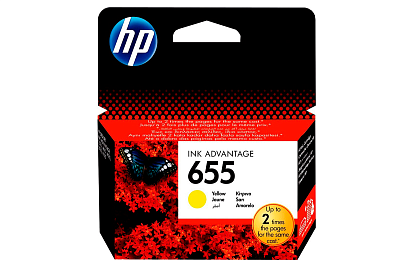 Картридж струйный HP CZ112AEBHK №655 Yellow (CZ112AE)