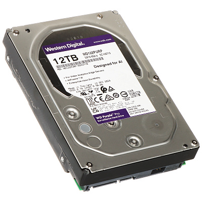 Жесткий диск HDD 12Tb SATA 6Gb/s Western Purple Pro (WD122PURP)