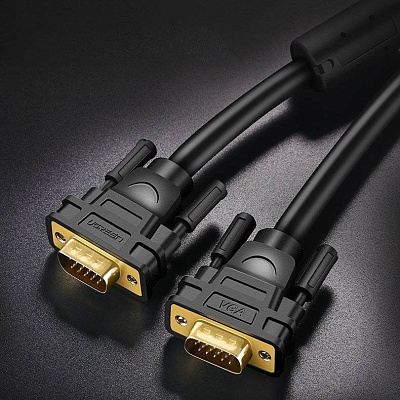 Кабель Ugreen VG101, VGA to VGA, 10M (11633)