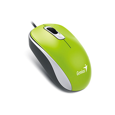 Компьютерная мышь  Genius DX-110 Green (DX-110, USB Green)