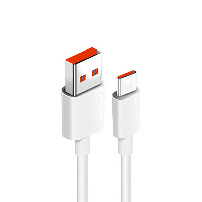 Интерфейсный кабель Xiaomi 6A Type-A to Type-C Cable Белый (H26250)