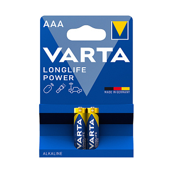 Батарейка VARTA Longlife Power Micro 1.5V - LR03/AAA (2 шт) (LR03 Longlife Power Micro)