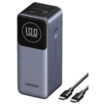 Портативный внешний аккумулятор Ugreen PB724, Gray (35526B)