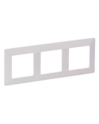 Рамка LEGRAND DIY VALENA Life на 3 поста белая  (754003)