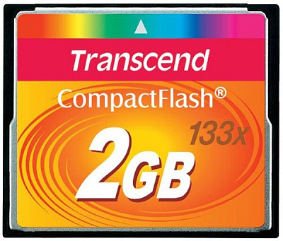 Карта памяти Flash Transcend TS2GCF133, Compact Flash 2GB 133x (TS2GCF133)