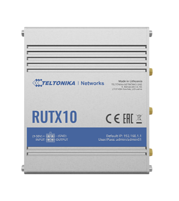 Маршрутизатор TELTONIKA RUTX10 Ethernet (RUTX10000000)