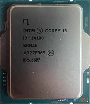 Процессор Intel Core i3 14100, LGA1700, OEM (CM8071505092206)