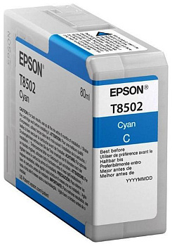Картридж струйный Epson Cyan T850200 UltraChrome HD ink 80ml (C13T850200)