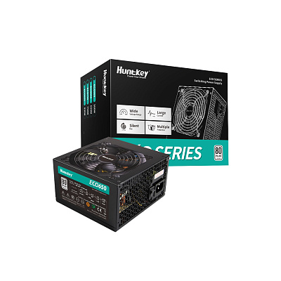 Блок питания ATX 650W Huntkey ECO650, Plus PCI-E (ECO650)