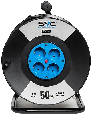 Удлинитель на катушке SVC GS-50M 50м. (GS-50M)